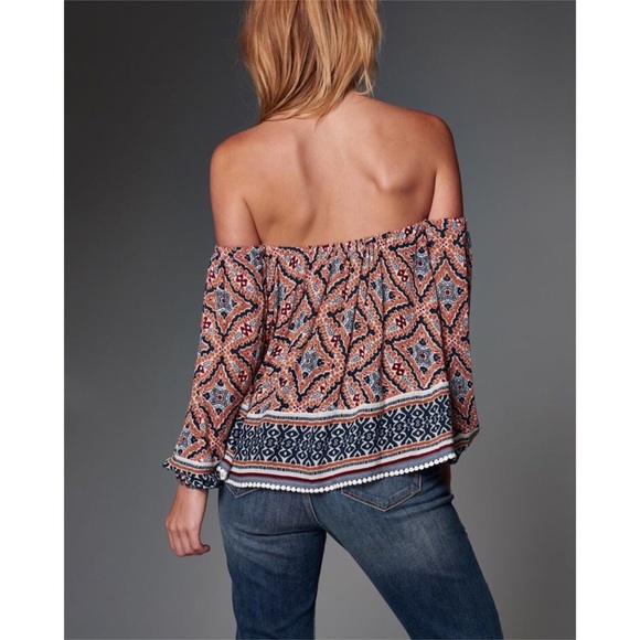 Abercrombie & Fitch OffThe-Shoulder Peasant Blouse - Picture 2 of 10